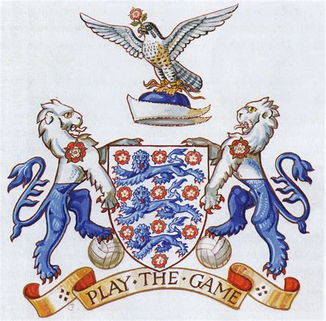 tudor rose football team|Coat of arms of the Football Association .